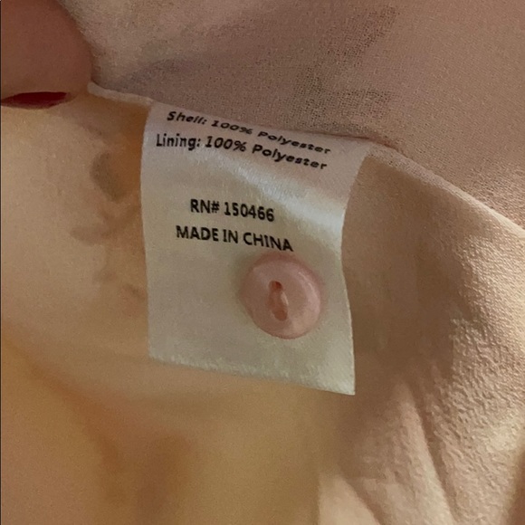 Brixon and Ivy Women’s Halter Blouse Blush Floral Small Spring Womens Top - Picture 8 of 13